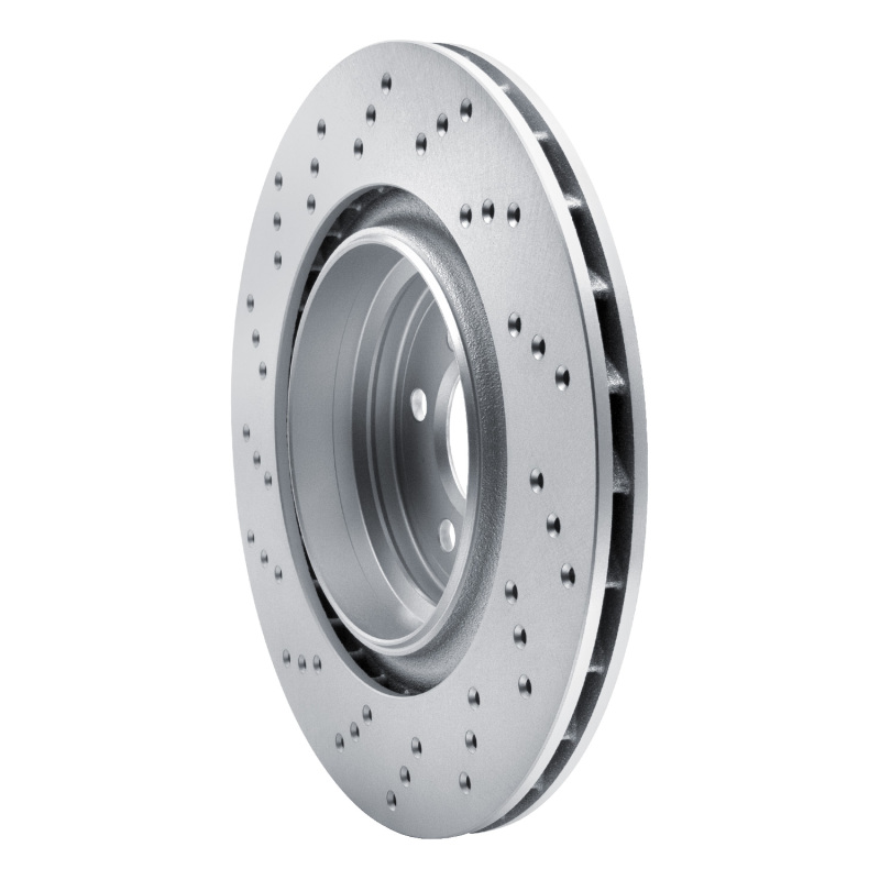 BMW M2 Brake Rotor (1) - Rear Right - R1 Concepts - GeoSPEC Drilled - `15-`20